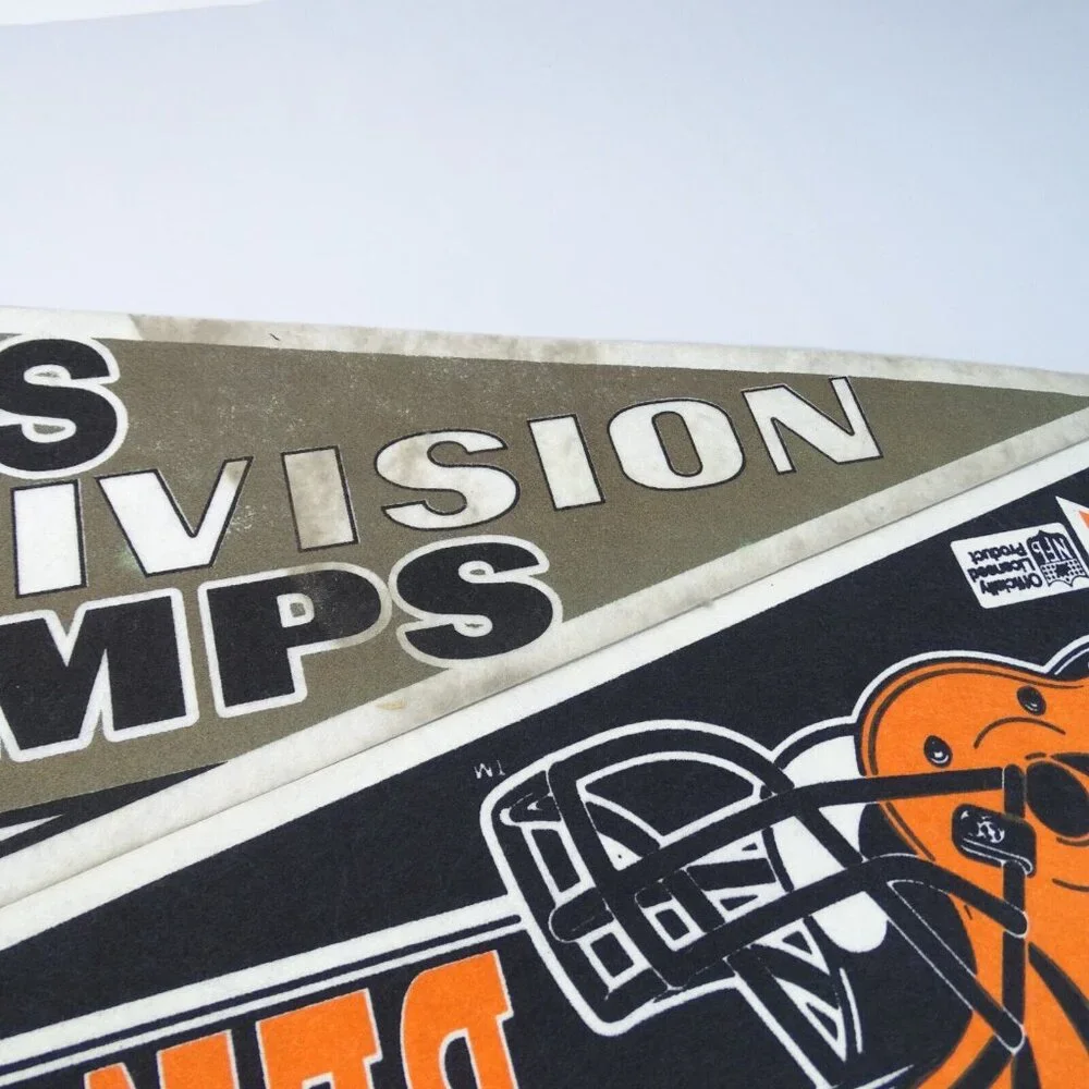 Lot of 5 1990's NFL Football Pennants Packers Panthers Jaguars‎ Bengals Saints